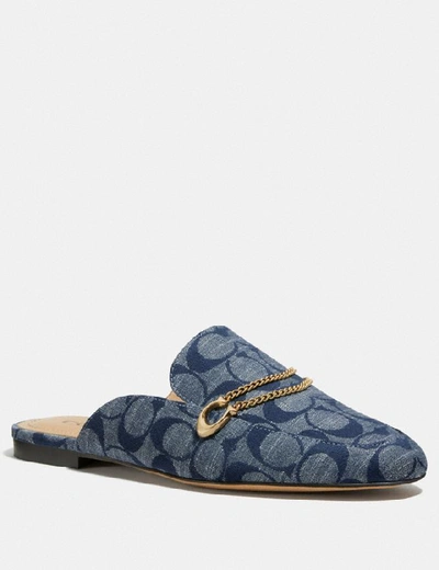 Shop Coach Sawyer Slide Loafer - Women's In Chambray