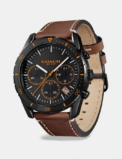 Shop Coach Thompson Sport Watch, 41mm In Brown