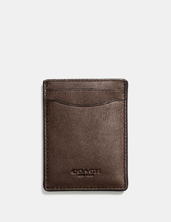 men's coach wallet with money clip