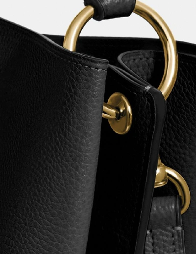 Shop Coach Charlie Bucket Bag - Women's In Black/gold