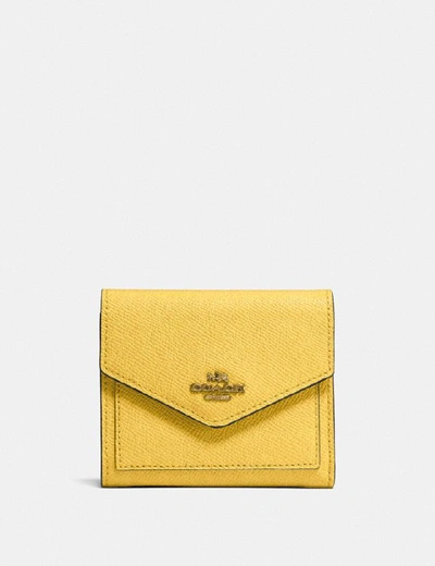 Shop Coach Small Wallet In Brass/sunlight