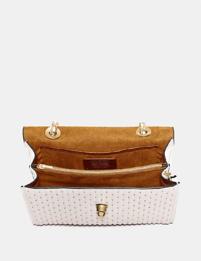 Shop Coach Parker With Quilting And Rivets In Brass/chalk