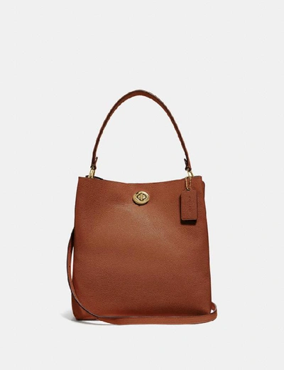 Shop Coach Charlie Bucket Bag In 1941 Saddle/gold