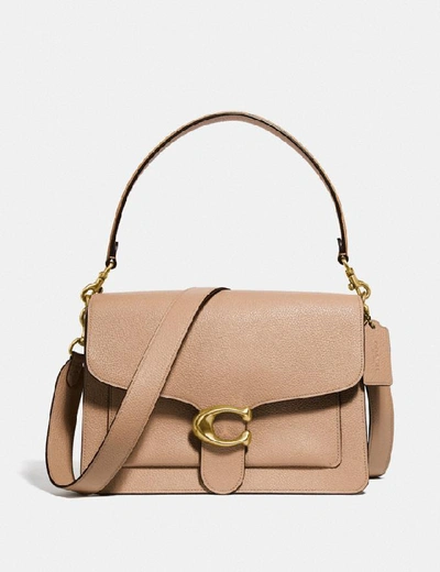 Shop Coach Tabby Shoulder Bag In Beechwood/brass