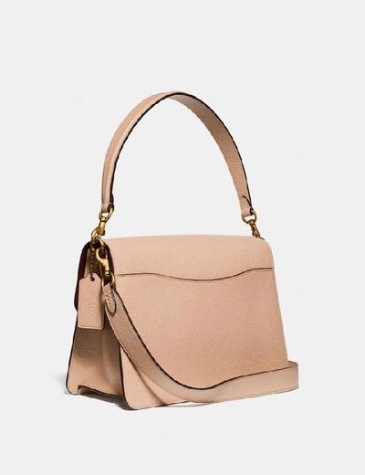 Shop Coach Tabby Shoulder Bag In Beechwood/brass