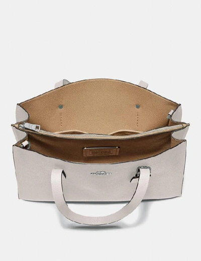 Shop Coach Charlie Carryall - Women's In Chalk/silver