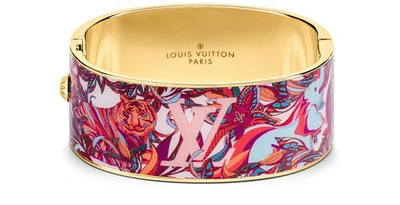 Shop Louis Vuitton Lv Confidential Bracelet Gm In Rouge