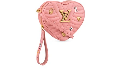Shop Louis Vuitton New Wave Heart Bag In Rose Poudre