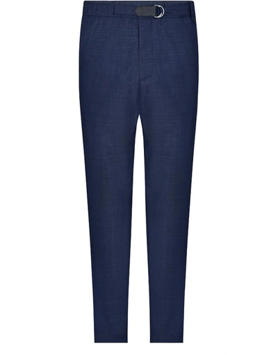 Shop Louis Vuitton New Drawstring Trousers In Navy