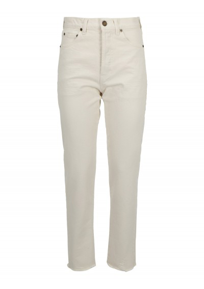 saint laurent white jeans