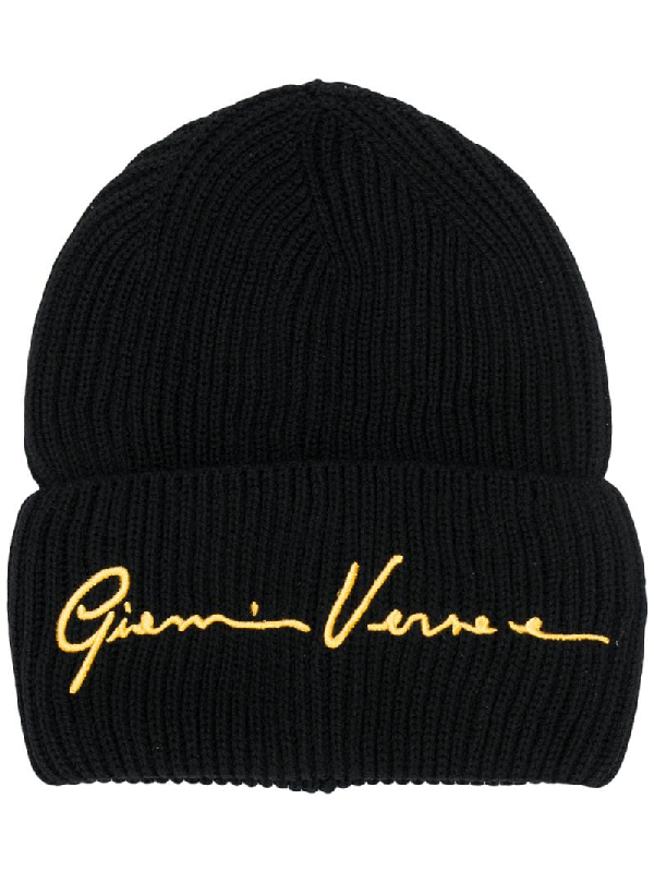 versace collection beanie