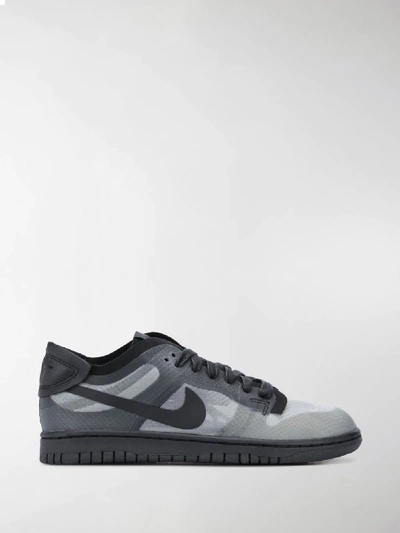 Shop Comme Des Garçons X  Dunk Sneakers In Black
