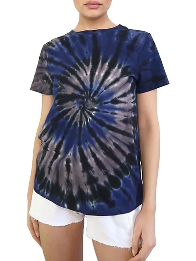 Shop N:philanthropy Costa Tie-dye T-shirt In Storm Spiral