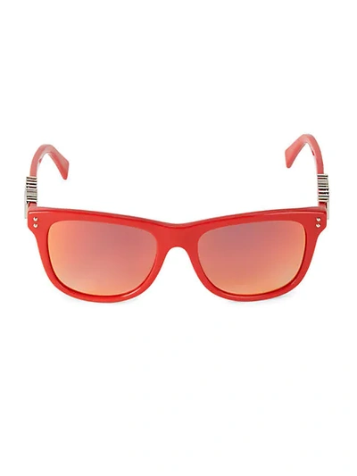 Shop Moschino Women's 53mm Square Sunglasses In Black