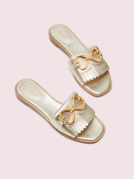 kate spade gold sandals