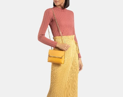 Shop Strathberry Stylist Mini In Blossom Yellow