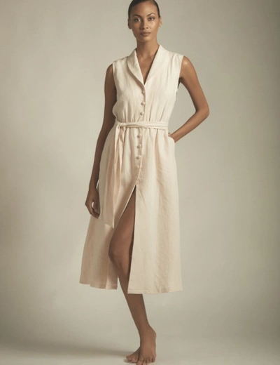Shop Amaiò Kate Dress - Natural Linen