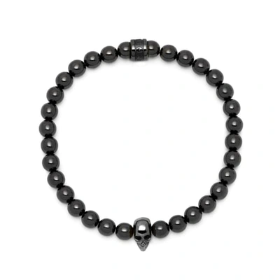 Shop Northskull Black Ceramic & Gunmetal Atticus Skull Bracelet