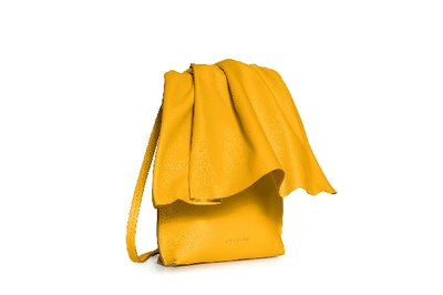 Shop Strathberry Ruffle Crossbody In Xu Zhi Blossom Yellow