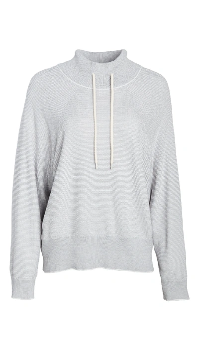 Shop Varley Maceo Sweatshirt In Grey