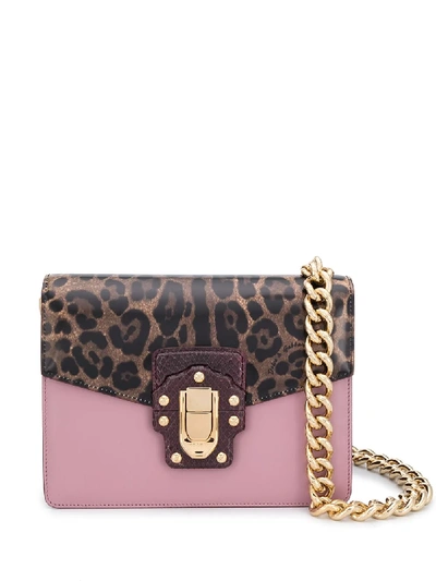 Shop Dolce & Gabbana 'lucia' Schultertasche In Pink