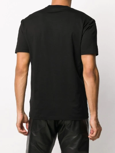 Shop Versace Medusa Print T-shirt In Black