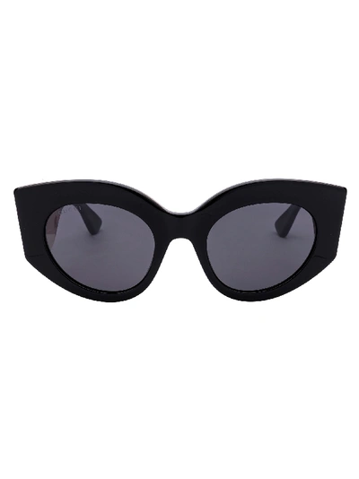 Shop Gucci Sunglasses In Black Multicolor Grey