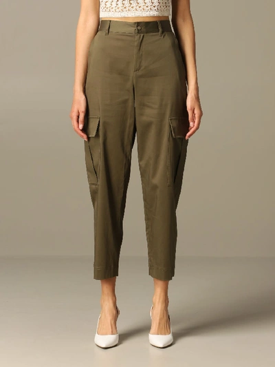 Shop L'autre Chose Lautre Chose Pants Pants Women Lautre Chose In Military