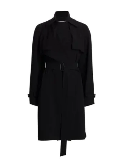 Shop Max Mara Dear Trench Coat In Black