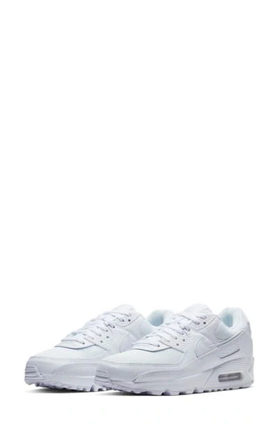 Shop Nike Air Max 90 Sneaker In White/ Black/ Pink Blast