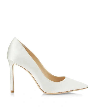 Shop Jimmy Choo Romy 100 Satin Pumps