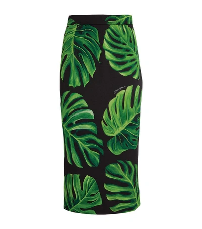 Shop Dolce & Gabbana Tropical Print Skirt