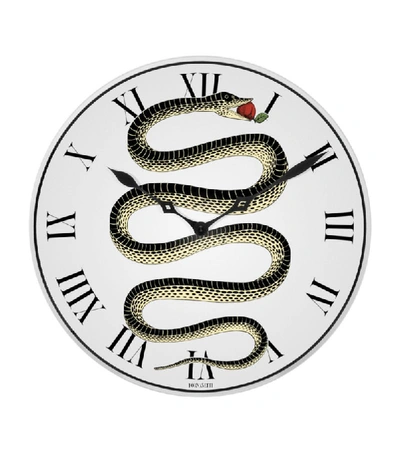 Shop Fornasetti Peccato Originale Wall Clock In Multi