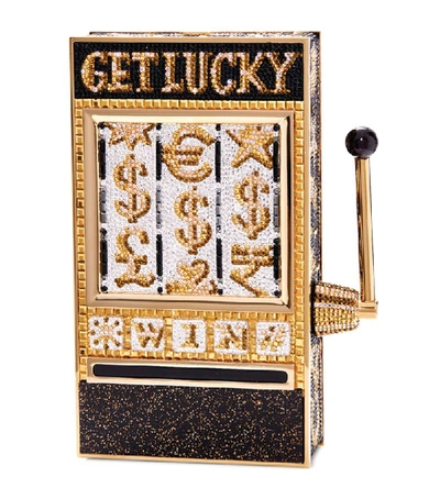 Judith Leiber Couture Crystal Get Lucky Slot Machine Clutch