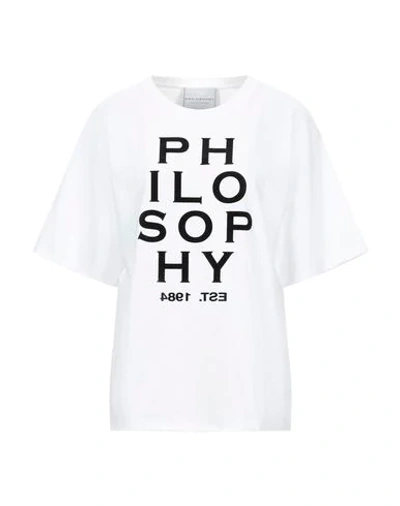 Shop Philosophy Di Lorenzo Serafini T-shirt In White