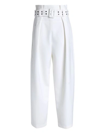Shop Emilio Pucci Casual Pants In Ivory