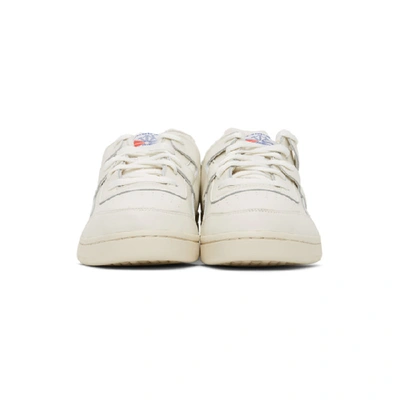 Shop Reebok Off-white Workout Plus 1987 Tv Sneakers In Wht Ryl
