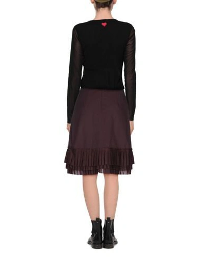 Shop Dondup Mini Skirts In Cocoa