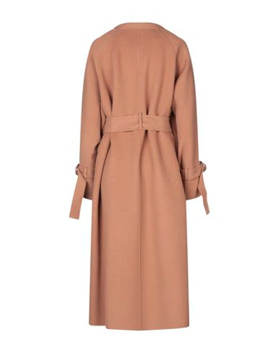 Shop Sportmax Code Coat In Brown