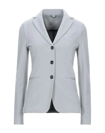 Shop Circolo 1901 Sartorial Jacket In Light Grey