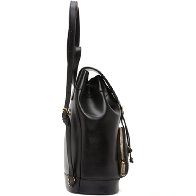 Shop Gucci Black 1955 Horsebit Backpack In 1000 Black