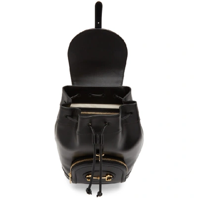 Shop Gucci Black 1955 Horsebit Backpack In 1000 Black