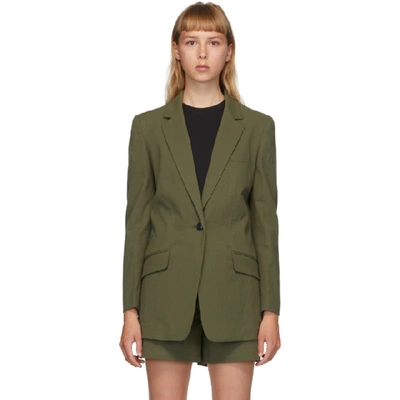 Shop Rag & Bone Rag And Bone Green Ames Blazer In 308 Darkolv