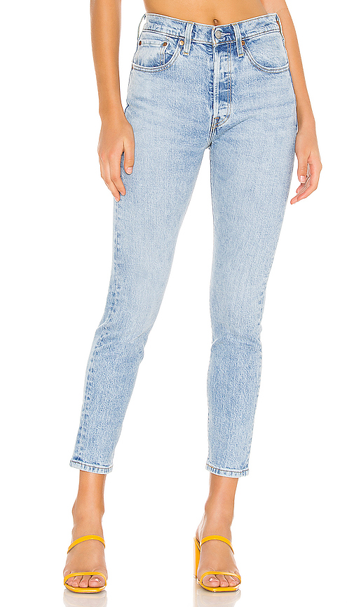 levi's 501 high waisted jeans