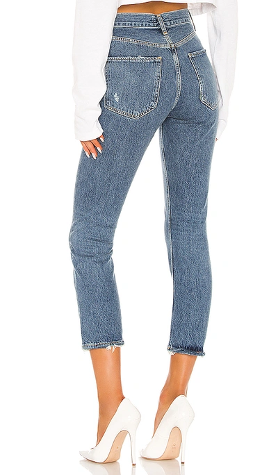 Shop Agolde Riley High Rise Straight Crop