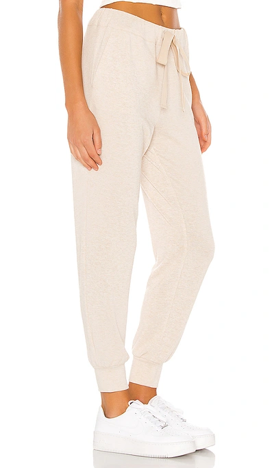 Shop 1.state X Jaime Shrayber Drawstring Cozy Knit Jogger In Soft Beige