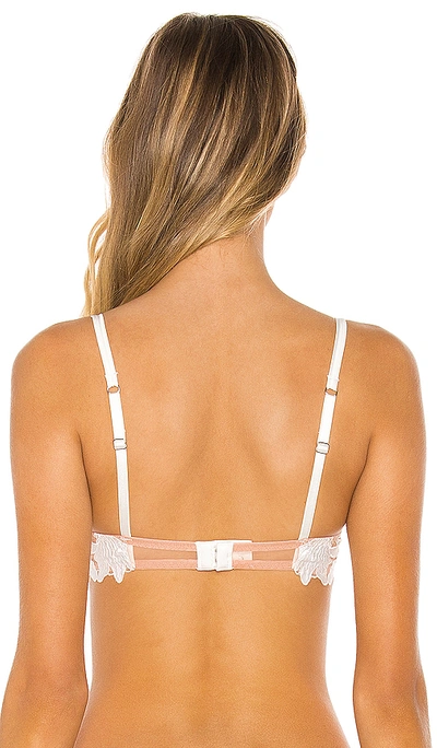 Shop Fleur Du Mal Lily Lace Demi Bra In Ivory