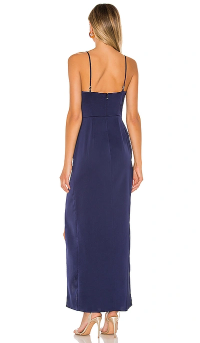 Nbd Lila Gown In Blueberry