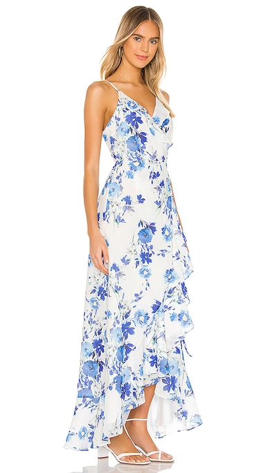 Shop Yumi Kim Meadow Maxi Dress In Bluebird Ivory