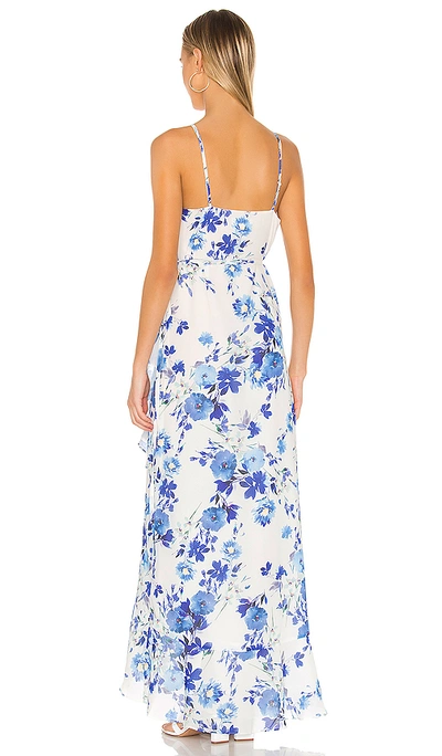 Shop Yumi Kim Meadow Maxi Dress In Bluebird Ivory